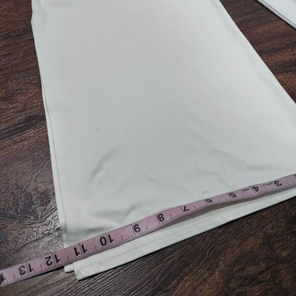 Sagaie Paris Women's Pants Elegant Ivory Floral Lace Sequin Wide Size Small - Picture 13 of 16